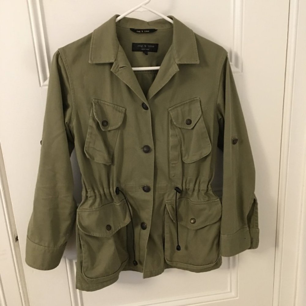 Rag & Bone Cotton Ohara Field Jacket, Size 00